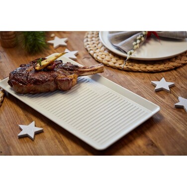 Блюдо сервірувальне керамічне 40 x 22 см Weber