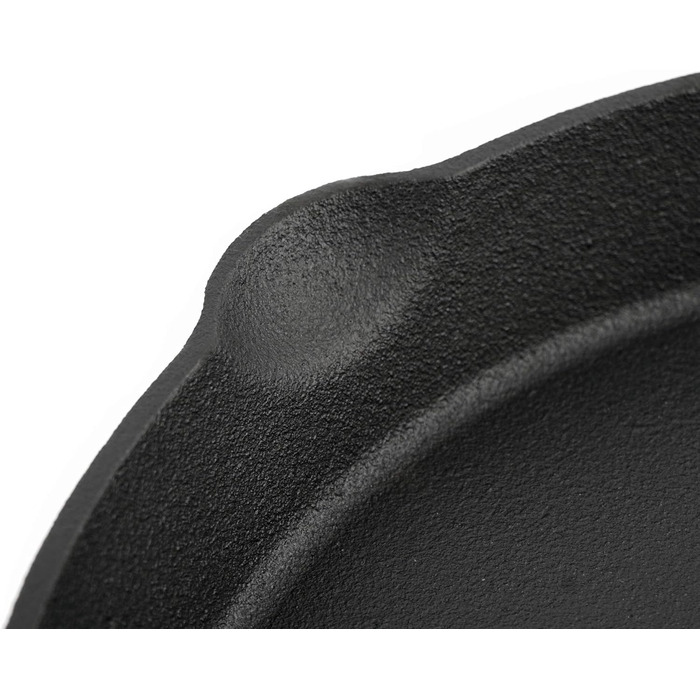 Сковорода-гриль чавунна 35 см з ручками BBQ-Toro