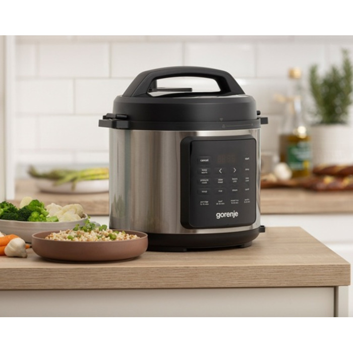 Мультиварка-скороварка Gorenje GMC6SBK (MY-CS6038WPB) (7193445)