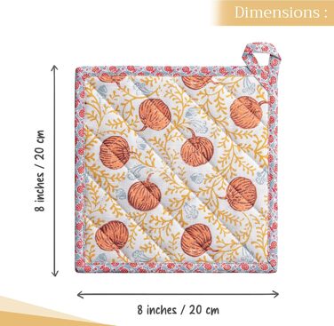 Рукавички для духовки Maison d&39 Hermine, підставки для каструль, 100 бавовна, термостійкі кухонні рукавички, рукавички для духовки (19 см x 33 см) та підставки для каструль (20 см x 20 см) для приготування їжі, Морзін - рукавички для духовки (19 x 33 см