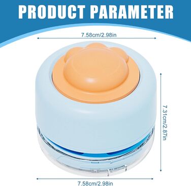 Міні-пилосос бездротовий синій GOMETY
