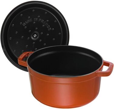 Кастрюля / жаровня 24 см с крышкой Burnt Orange Staub