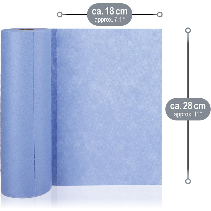 Серветки для прибирання кухні 120 шт 18 x 28 см com-four