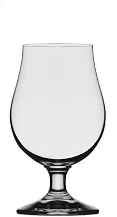 Пивний тюльпан серії Берлін 390 мл I Набір з 6 І фігурні пивні келихи 0,3л Я можна мити в посудомийній машині Я благородне кришталеве скло без свинцю Я дуже стійке Я високої якості (6 шт. 500 мл)