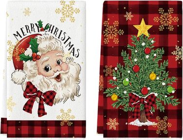 Набір з 2 різдвяних кухонних рушників 42x65 см Artoid Mode