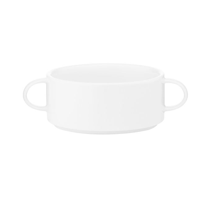 ARDESTO Бульонница Prato, 10.9см, 300мл, фарфор, белый