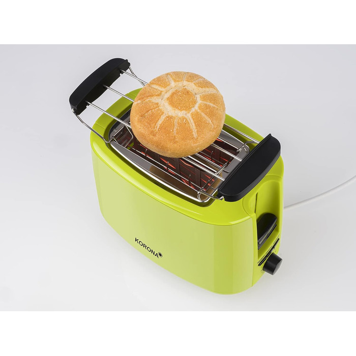 Тостер 750 Вт на 2 скибки, зелений Korona