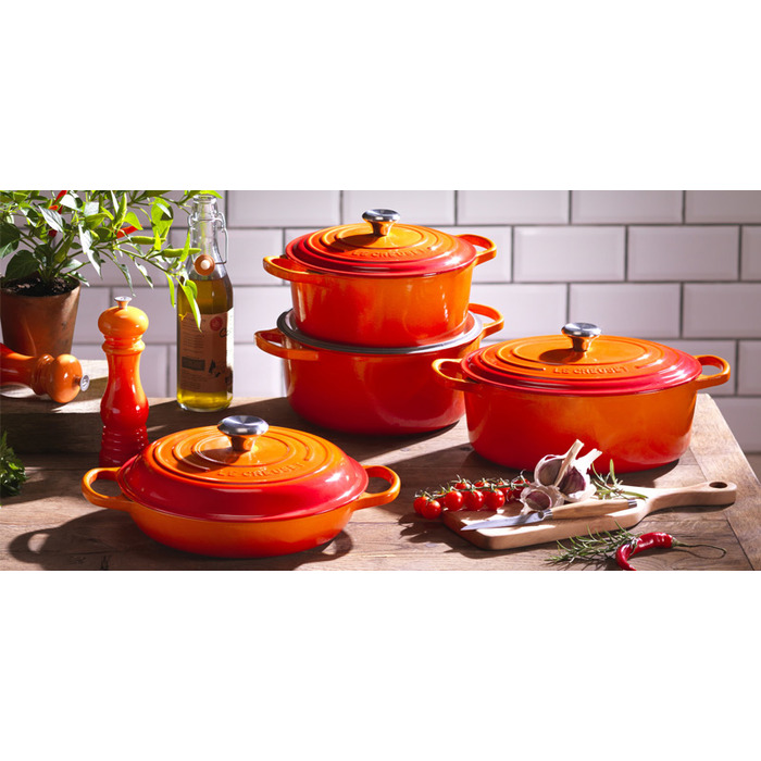 Гусятница / жаровня 27 см, помаранчевий Le Creuset
