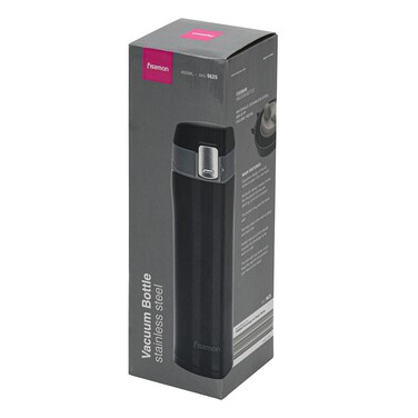 Термос-кухоль Fissman 450 мл чорний (9625)