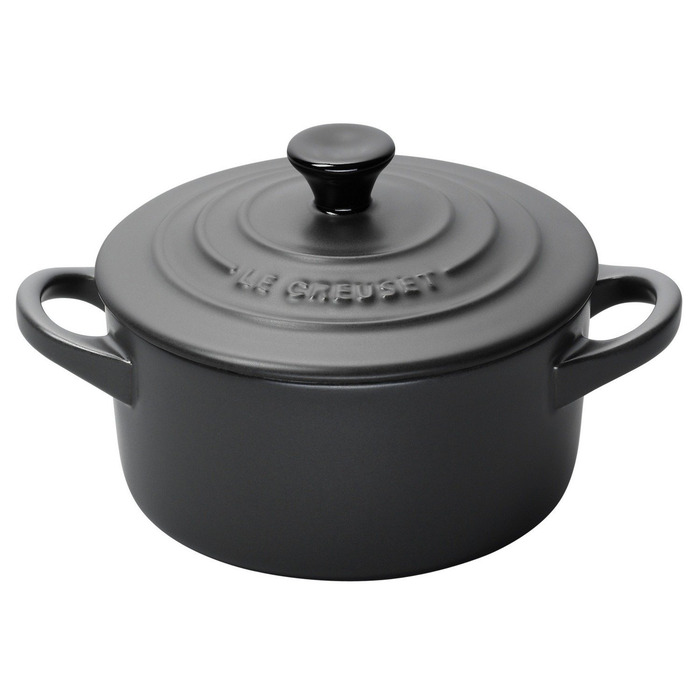 Каструля / жаровня 0,25 л, чорний Le Creuset