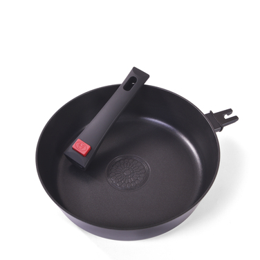 Глибока сковорідка Fissman OFELIA 26x7 см зі знімною ручкою (14252)