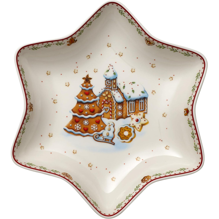 Блюдо в формі зірки «Пряникове село» 24,5 см Winter Bakery Delight Villeroy & Boch