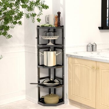 Подставка для посуды 5-уровневый черный Supfirm