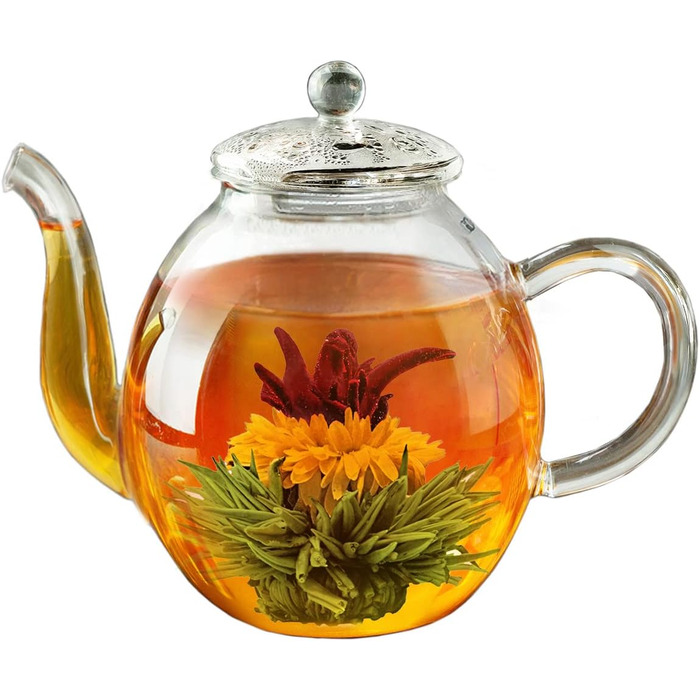 Чайник заварочный стеклянный с крышкой 0,5 л Creano