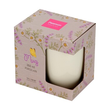 Кружка Fissman 360 мл фарфора (19197)