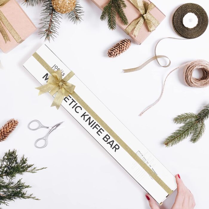 Магнітний тримач для ножів із бамбукового дерева 40 см joeji's Kitchen