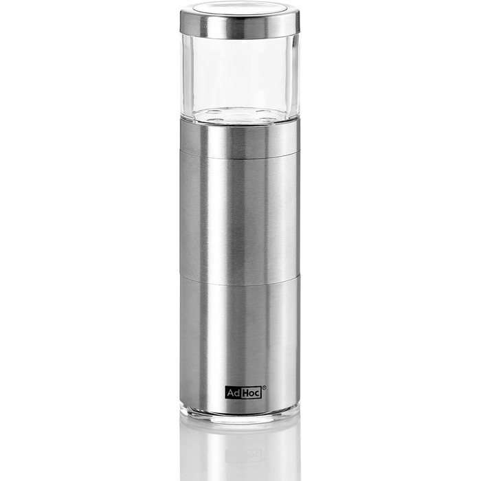 Млин для мускатних горіхів 12,5 см, сріблястий Muskatino AdHoc