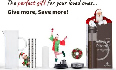 Чайник заварювальний скляний 1,5 л Hydracy