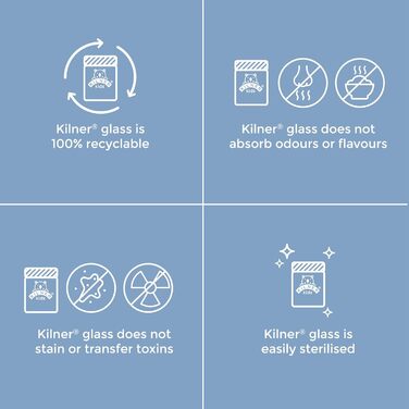 Набор баночек для детского питания 190 мл, 6 предметов Kilner