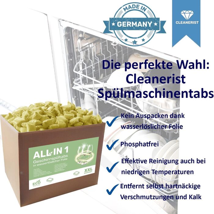 Набор таблеток для посудомоечной машины 550 шт Die Seifenblase