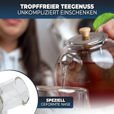 Заварювальний чайник 1,5 л із вставкою із сітчастого фільтра CLIDOR