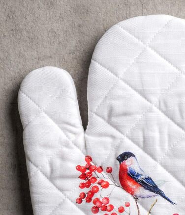 Рукавичка для духовки 19х33 см та прихватка для каструль 20х20 см, набір 2 предмети Maison d' Hermine