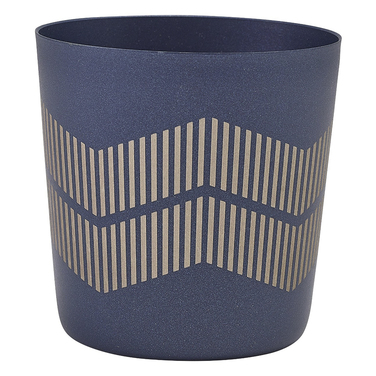 Склянка металева 420 мл, Metallic Blue Lined, GenWare