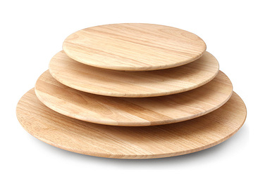 Поворотна дошка для сервірування, каучукове дерево 40 см Continenta