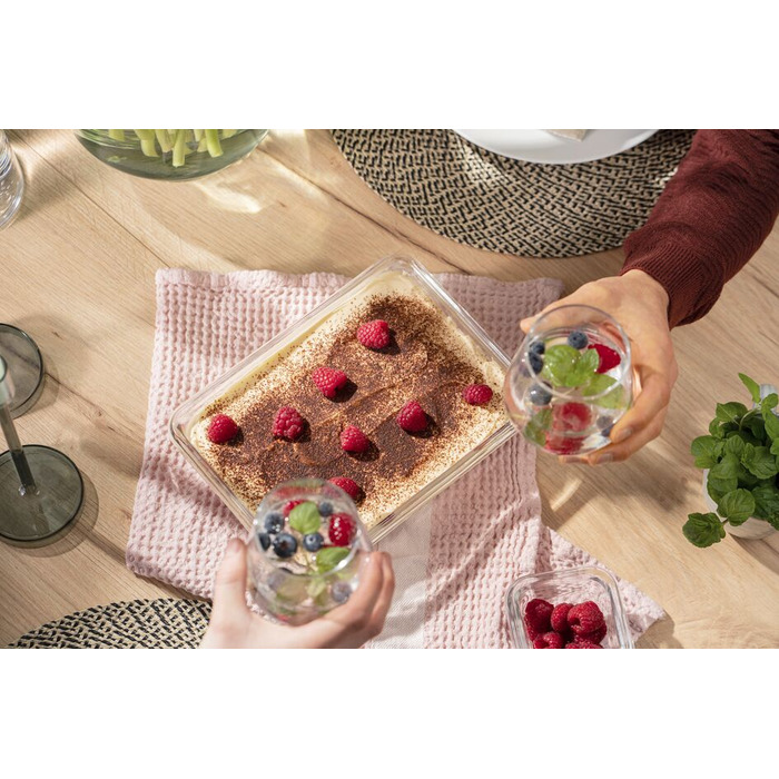 Форма універсальна з кришкою 2,0 л MASTERSEAL GLASS Tefal