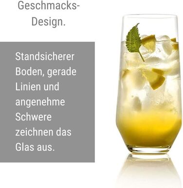 Набір із 6 склянок для лонгдрінків 390 мл, Quatrophil Stölzle Lausitz