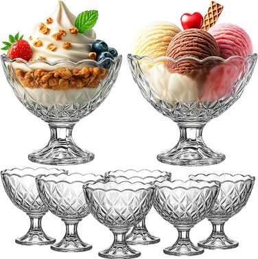 Набір креманок для мороженого 6 шт. 200 мл My-goodbuy24