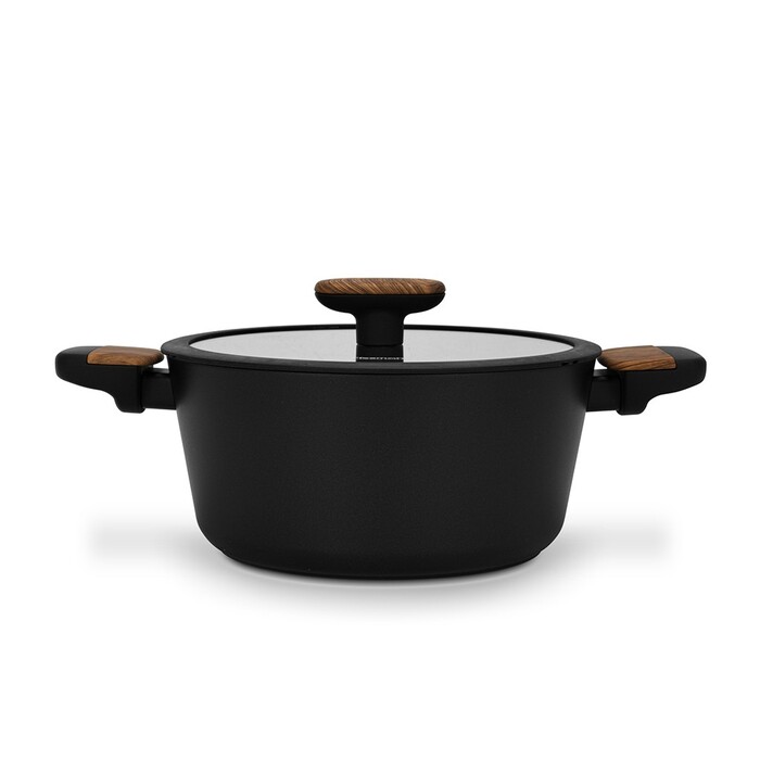 Кастрюля со стеклянной крышкой 22 см 3,36 л FEORELLA Fissman