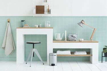 Сміттєвий бак з педаллю 3 л безшумний сірий металік NewIcon Brabantia