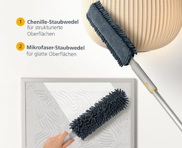 Щітка для витирання пилу 3 в 1 з футляром для зберігання 53x8x4 см Joseph Joseph