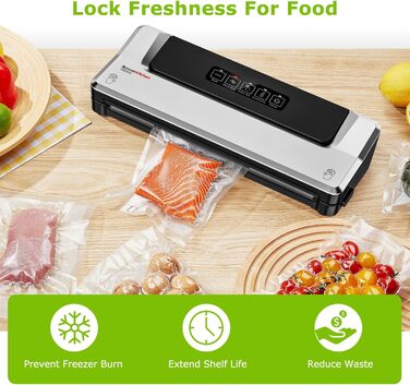 Вакуумні пакети 50 пакетів 15 x 23 см Bonsenkitchen