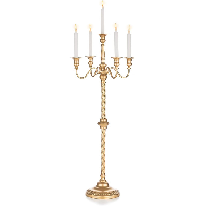 Золотий свічник, металевий 88 см Sziqiqi