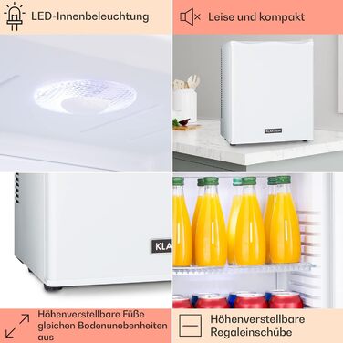 Міні-холодильник 23 л білий Klarstein