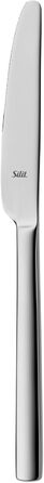 Набір столових приборів Silit Trend на 6 осіб, 24 предмети, з моноблочним ножем, полірована нержавіюча сталь Crominox, стійка до корозії, подряпин, довговічна, придатна для миття в посудомийній машині