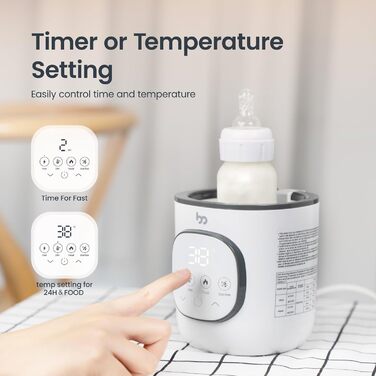 Електричний підігрівач дитячих пляшечок 8 в 1, 220 Вт femometer family
