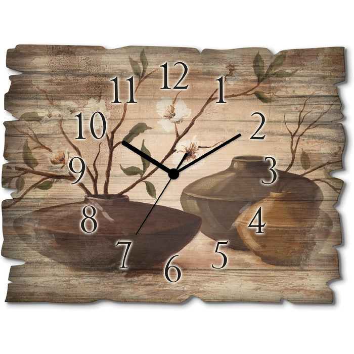 Настінний годинник без цокання 40 x 30 см ARTLAND