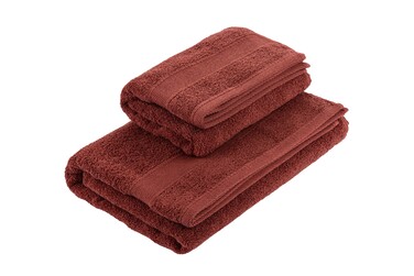 ARDESTO Полотенце махровое SuperSoft, терракота, 50х90см, 100% хлопок