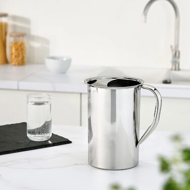 Кувшин для воды 2 л из нержавеющей стали, 18 см IBILI