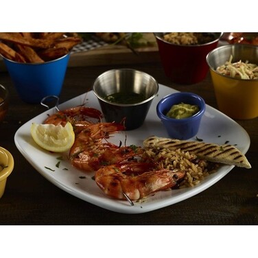 Тарілка квадратна закруглена, 25 см, GenWare