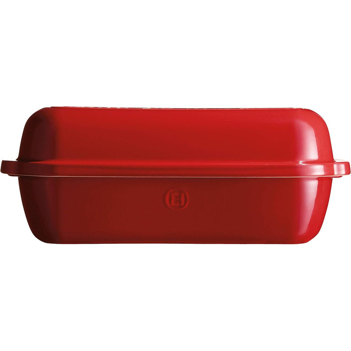 Форма для випікання хліба прямокутна, керамічна, 39x16,5x15 см червона Emile Henry