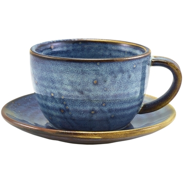 Блюдце 14.5 см, Terra Porcelain Aqua Blue, GenWare