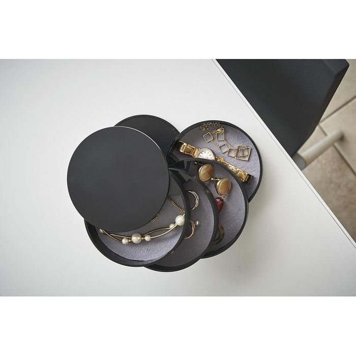 Скринька для прикрас Yamazaki Tower, смола ABS, чорна, один розмір