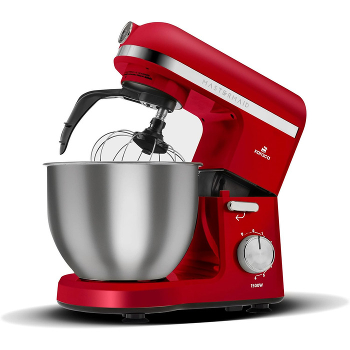 Миксер 5л,  1500 Вт красный Mastermaid Chef Pro KARACA
