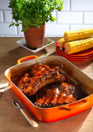 Форма для запікання прямокутна 33 см, полум'яно-червоний Signature Le Creuset