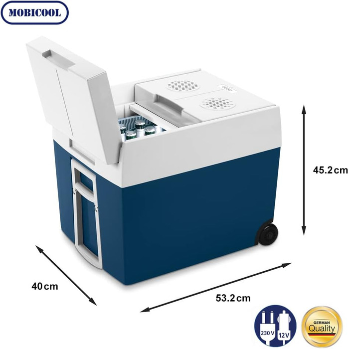 Електричний автохолодильники на колесах 48 л 48 Вт Mobicool