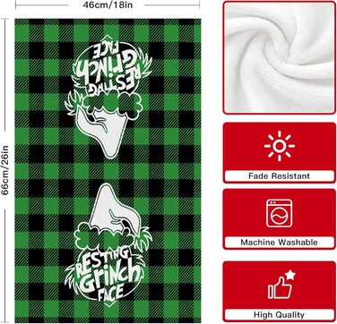 Набір з 4 різдвяних кухонних рушників 45 x 65 см, набір Y Ohok